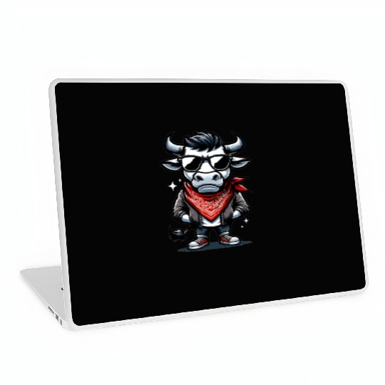 Rodeo Bull Riding Livestock Show Farmer Cattle Laptop Skins