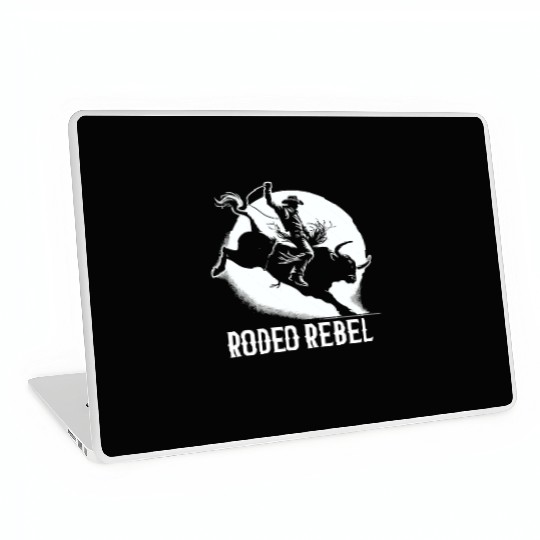 Rodeo Bull Riding Livestock Show Farmer Cattle Laptop Skins
