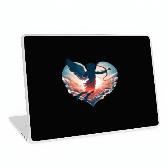 Valentine's Day Cupid shoots straight to the heart Laptop Skins