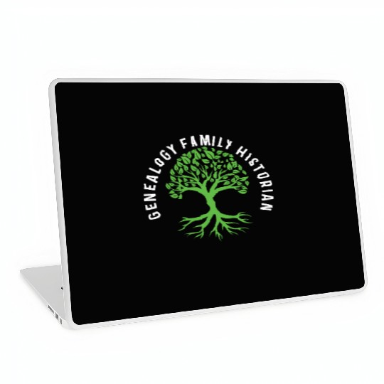 Genealogy Family Historian Archaeologist Gift Laptop Skins