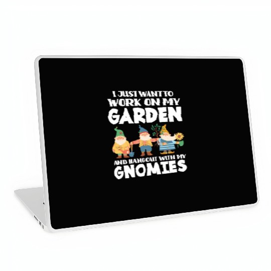 Garden Gardener Gnomes Laptop Skins