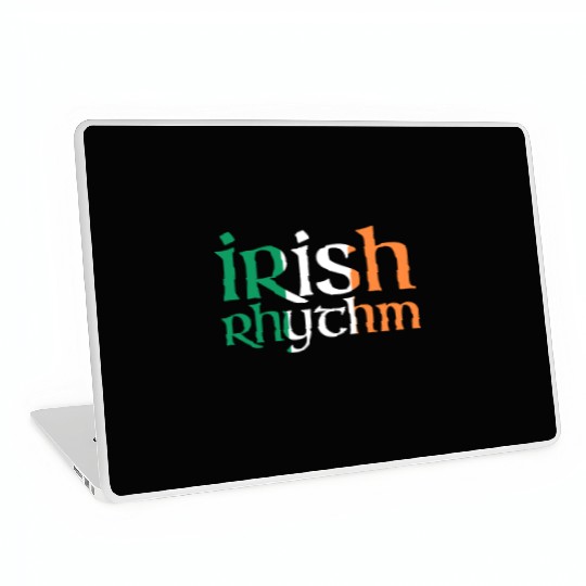 Irish Rhythm - Irish Flag - Irish Dance Laptop Skins