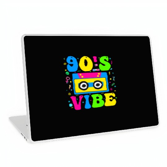 90s Vibe, 1990s Music 90s Costume Party Nineties Laptop Skins