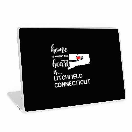 Litchfield County Connecticut Is Where My Heart Is Laptop Skins