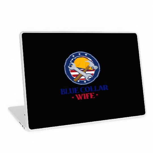Blue Collar Wife Laptop Skins