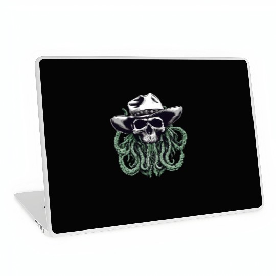 Skull and Tentacles - Weird Wild West Fusion Laptop Skins