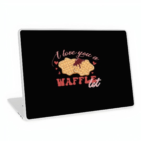 I Love You A Waffle Lot Laptop Skins