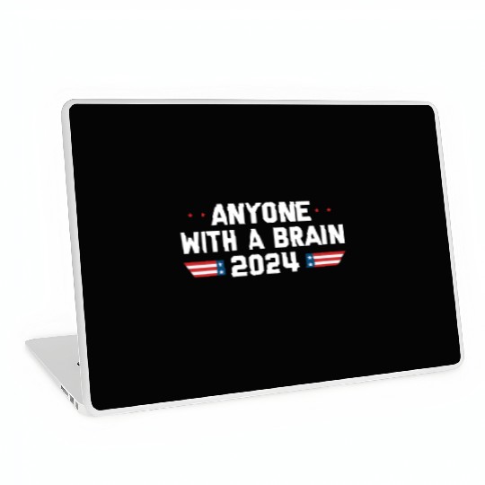 2024 Brain Vote Democracy Anti-Trump Laptop Skins