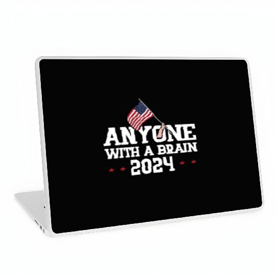 2024 Brain Vote Democracy Anti-Trump Laptop Skins