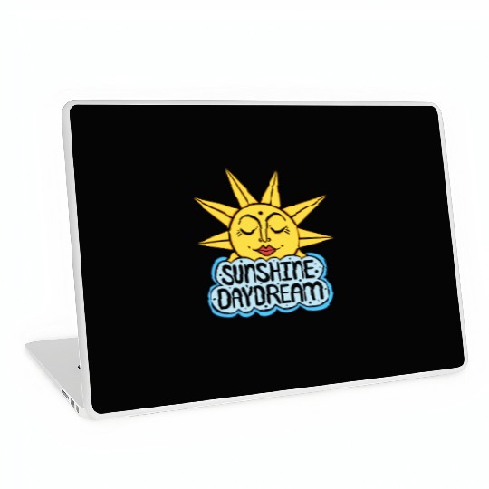 Sunshine Daydream Happy Sun and Cloud Laptop Skins