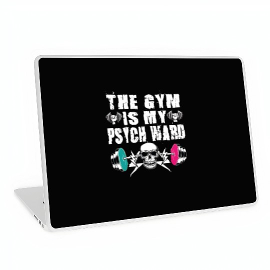 They Gym Is My Ward Funny Cute Psych Joke Fitness Laptop Skins