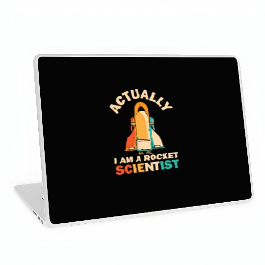 Retro Rocket Scientist Space Shuttle Laptop Skins