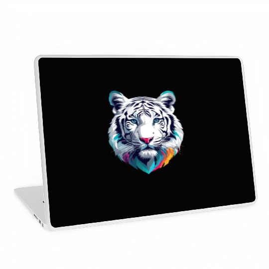Bengal White Tiger Laptop Skins