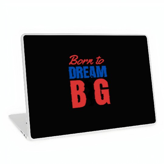 Red and Blue baseball Typography Laptop Skins 2
