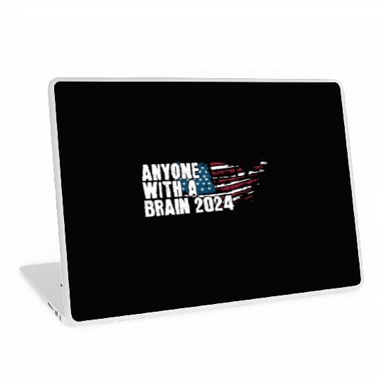 2024 Brain Vote Democracy Anti-Trump Laptop Skins