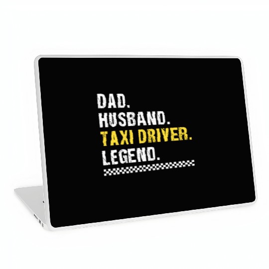 Dad Taxi Driver Laptop Skins