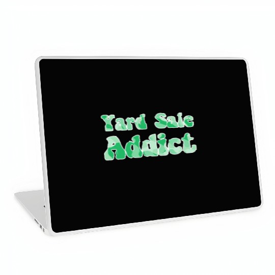 Yard Sale Addict green camo Laptop Skins