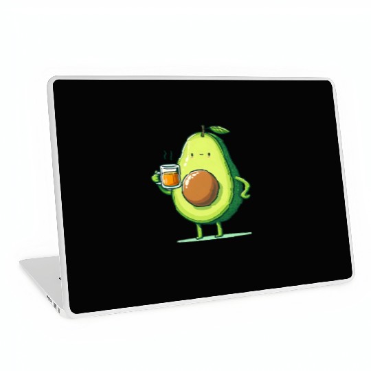 Tea Time Avocado Laptop Skins