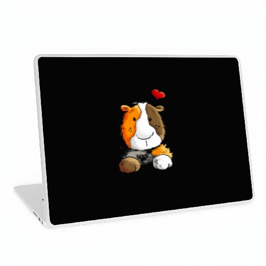 Happy Rosettes Guinea Pig Gift For Rodent Friends Laptop Skins