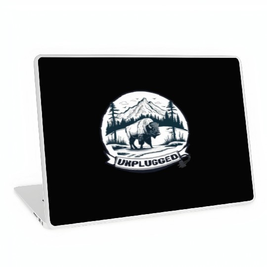 Camping Unplugged Laptop Skins