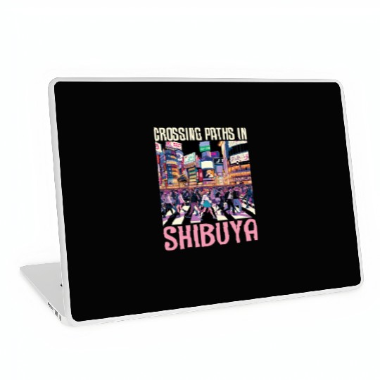Shibuya Crossing Japan Travel Vacation Japanese Laptop Skins