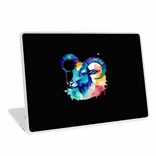 Color splash zodiac: Capricorn Laptop Skins