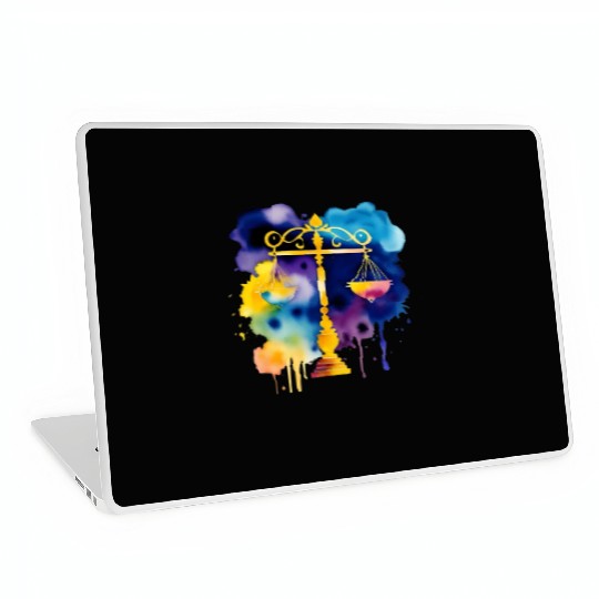 Color splash zodiac: Libra Laptop Skins