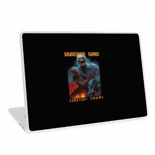 Graveyard Gains Cemetery Chains Laptop Skins