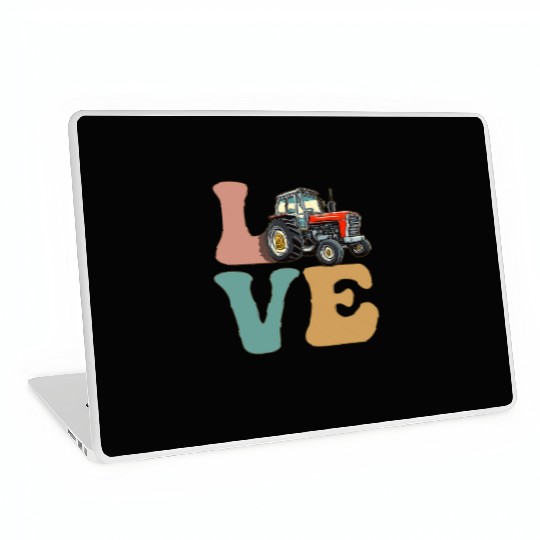 LOVE Tractor Driver Farming Farmer Laptop Skins