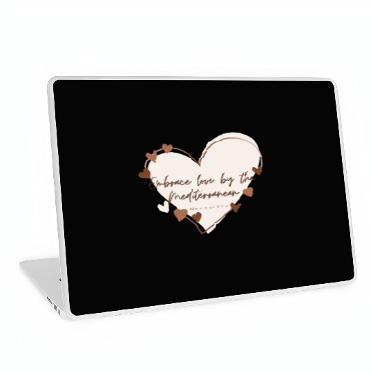 Embrace love by the Mediterranean Laptop Skins