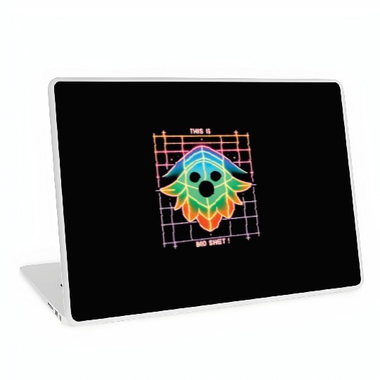 THIS IS BOO SHEET!, neon colors Laptop Skins