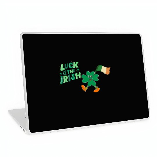Vintage Irish Ireland Shamrocks Retro St Patricks Laptop Skins