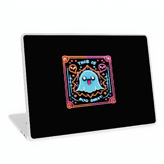 THIS IS BOO SHEET! Version 2, neon colors Laptop Skins