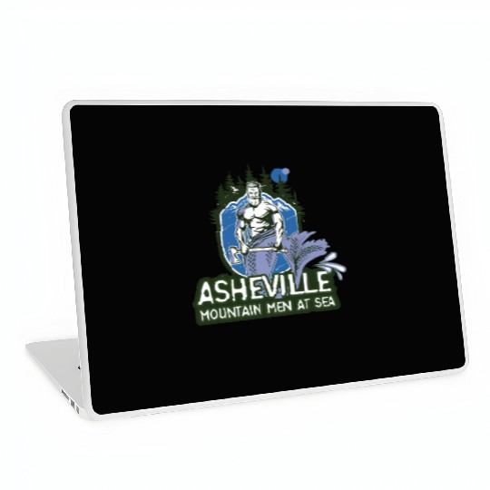 Asheville mountain men at sea Laptop Skins