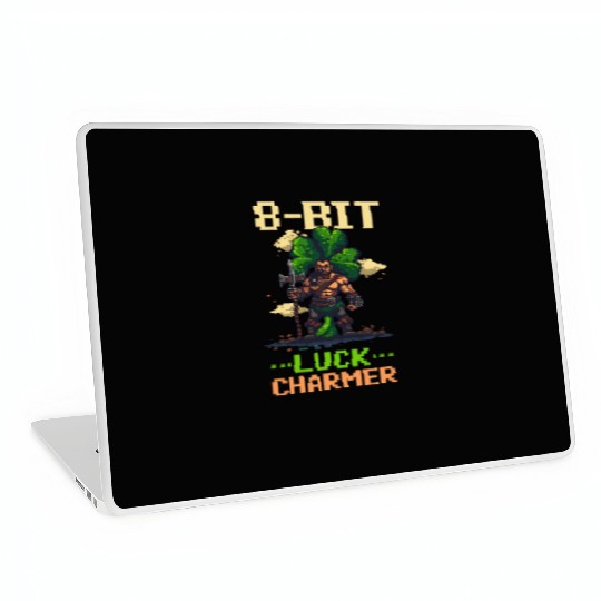 St. Patricks Day Gaming 8-Bit Luck Charmer Laptop Skins