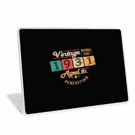 Original 1931 Vintage - 1931 Birthday Gift Laptop Skins