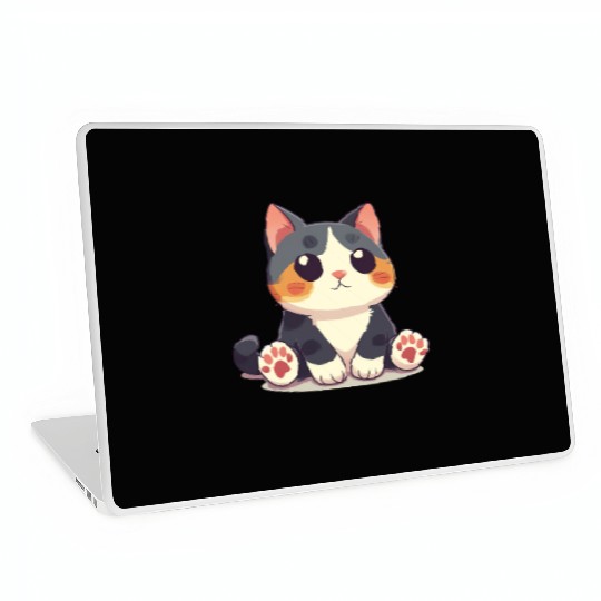 Super Cute Kawaii Cat Laptop Skins
