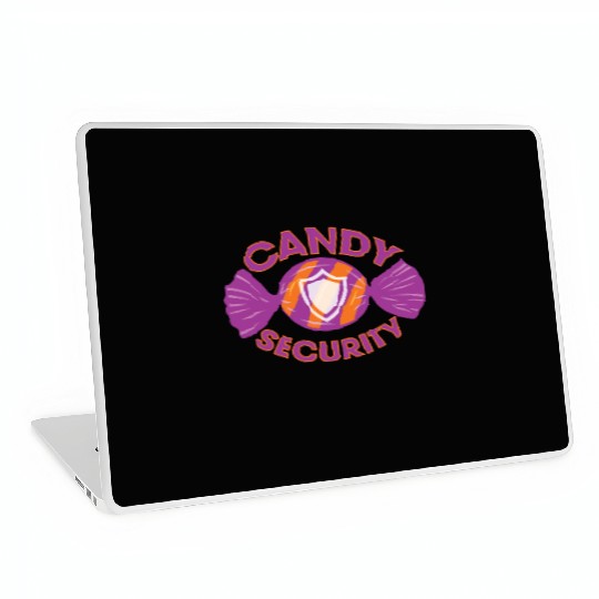 Candy Security Kids Parents Matching Birthday Laptop Skins