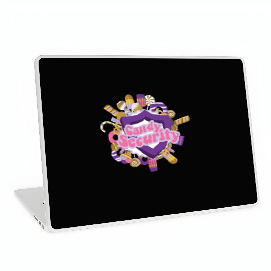 Candy Security Kids Parents Matching Birthday Laptop Skins