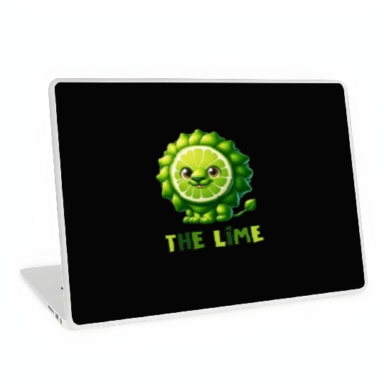 the lime,funny lion Laptop Skins