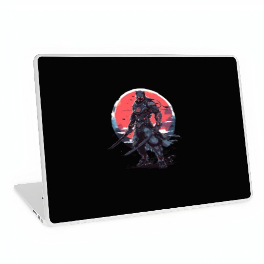 Anime Panther -Krieger Samurai Katana Laptop Skins