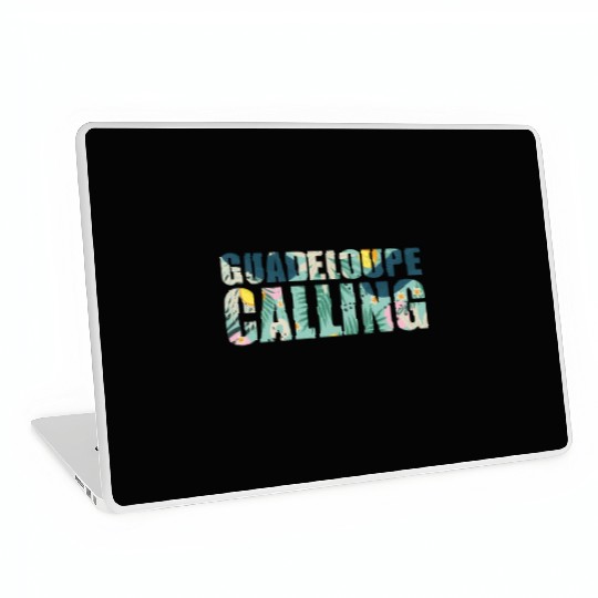 Guadeloupe Calling Tropical Guadeloupe Souvenir Laptop Skins
