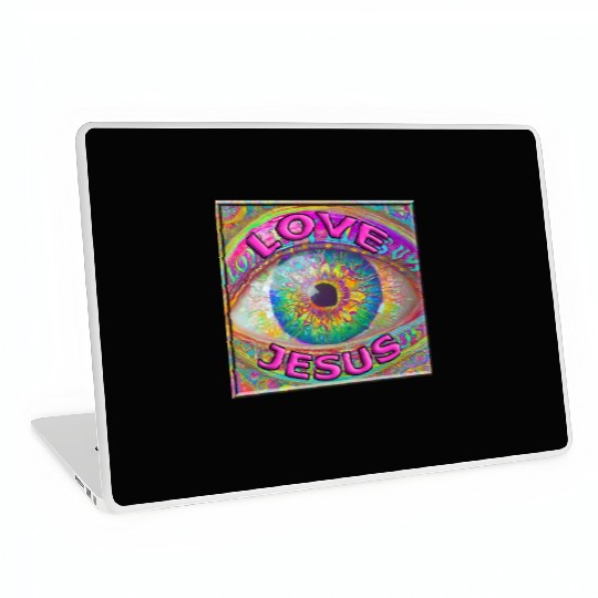 Eye (I) Love Jesus Laptop Skins