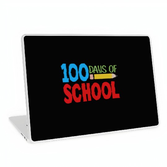 100 Days of School Laptop Skins