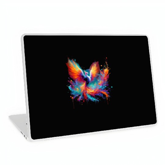 Resurgence of Radiance - Majestic Phoenix Art Laptop Skins