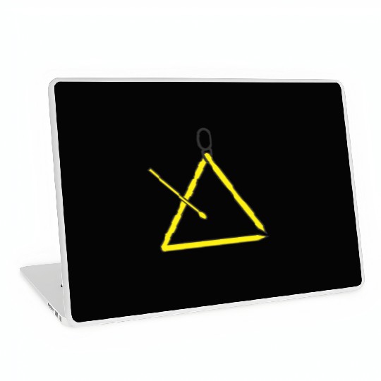 Triangle music instrument for orchestra Laptop Skins