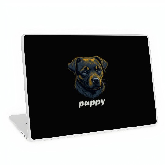 sad dog Laptop Skins