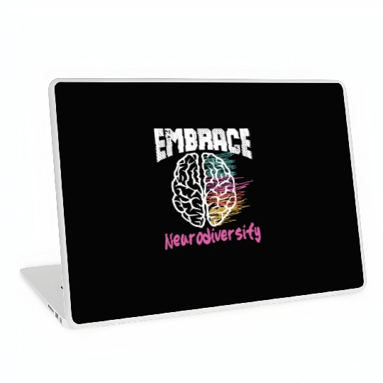 embrace neurodiversity - Embrace ADHD Autism ASD Laptop Skins