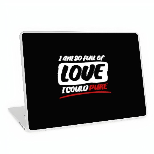 Valentine's Day Girlfriend Heart Love Laptop Skins