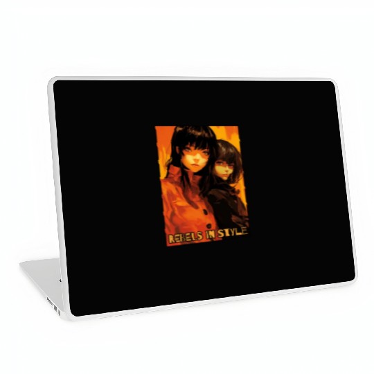 Rebels in Style: Anime Girls Laptop Skins